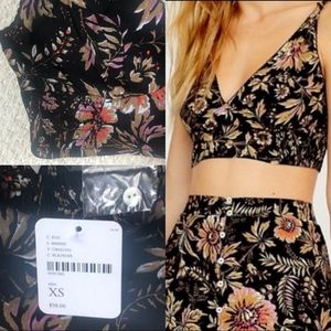 2for30✨ FP Allyson Print Bralette Top NWT
